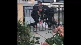 VIDEO: Use of force questioned in Santa Ana Police officer pursuit arrest