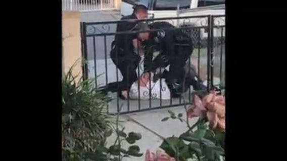 VIDEO: Use of force questioned in Santa Ana Police officer pursuit arrest
