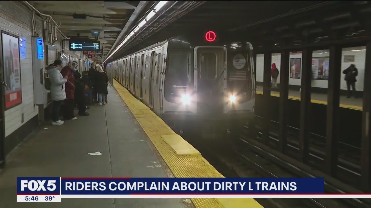 NYC subway riders complain about dirty L trains | FOX 5 New York
