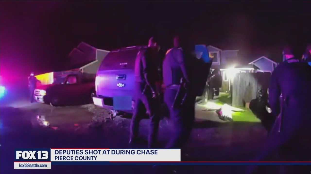 Bodycam captures arrest of suspects accused of shooting at WA deputies