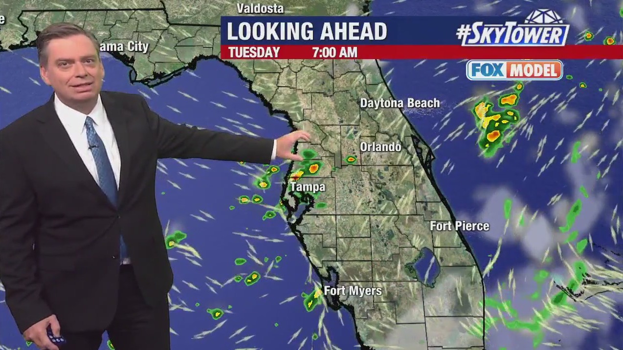 Monday afternoon forecast