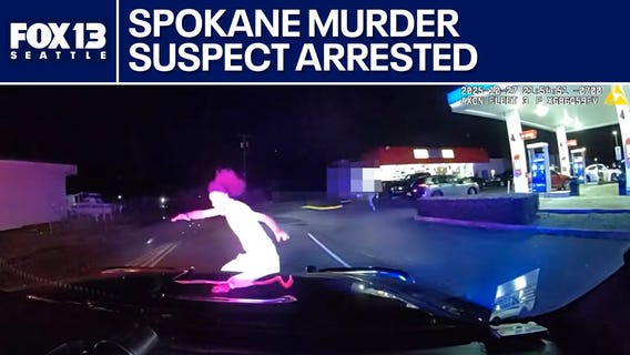 WATCH: Suspect in deadly Spokane shooting arrested in Thurston County, WA