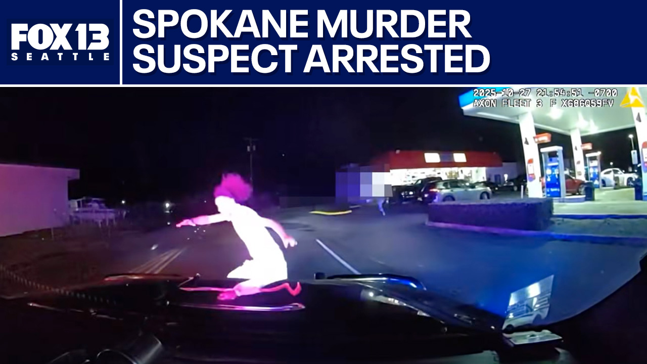 WATCH: Suspect in deadly Spokane shooting arrested in Thurston County, WA