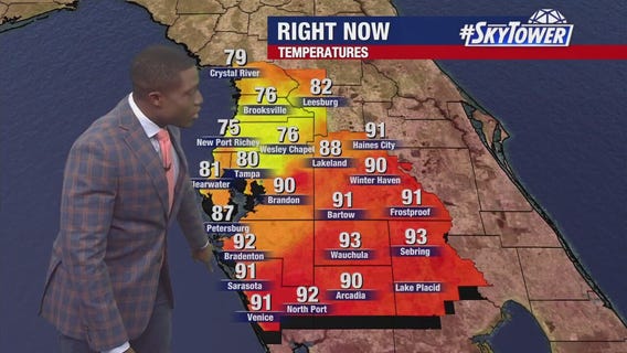 Monday afternoon forecast