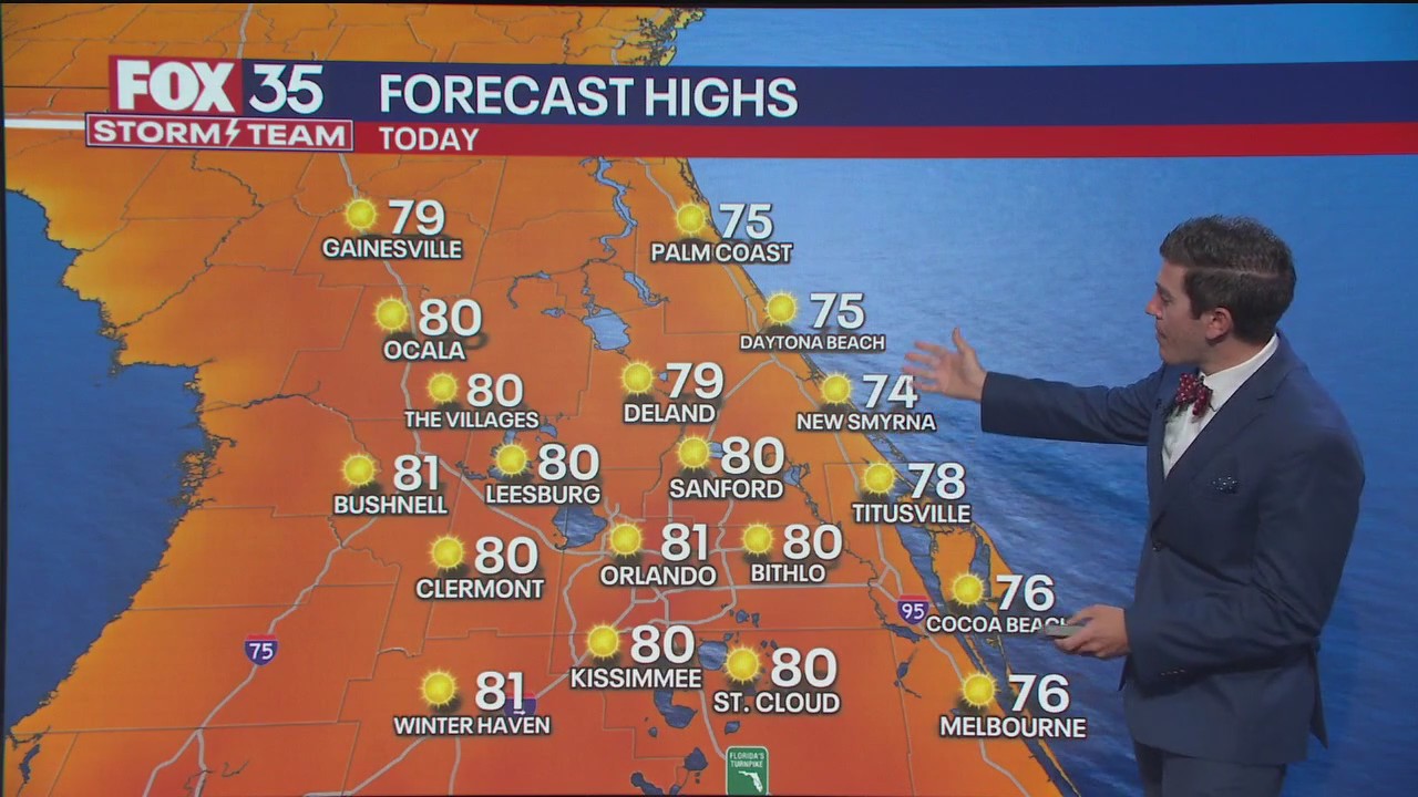 Orlando AM Weather Forecast: April 13, 2025