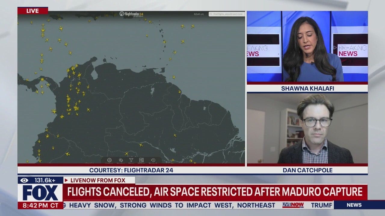 Airspace restricted after Maduro's capture