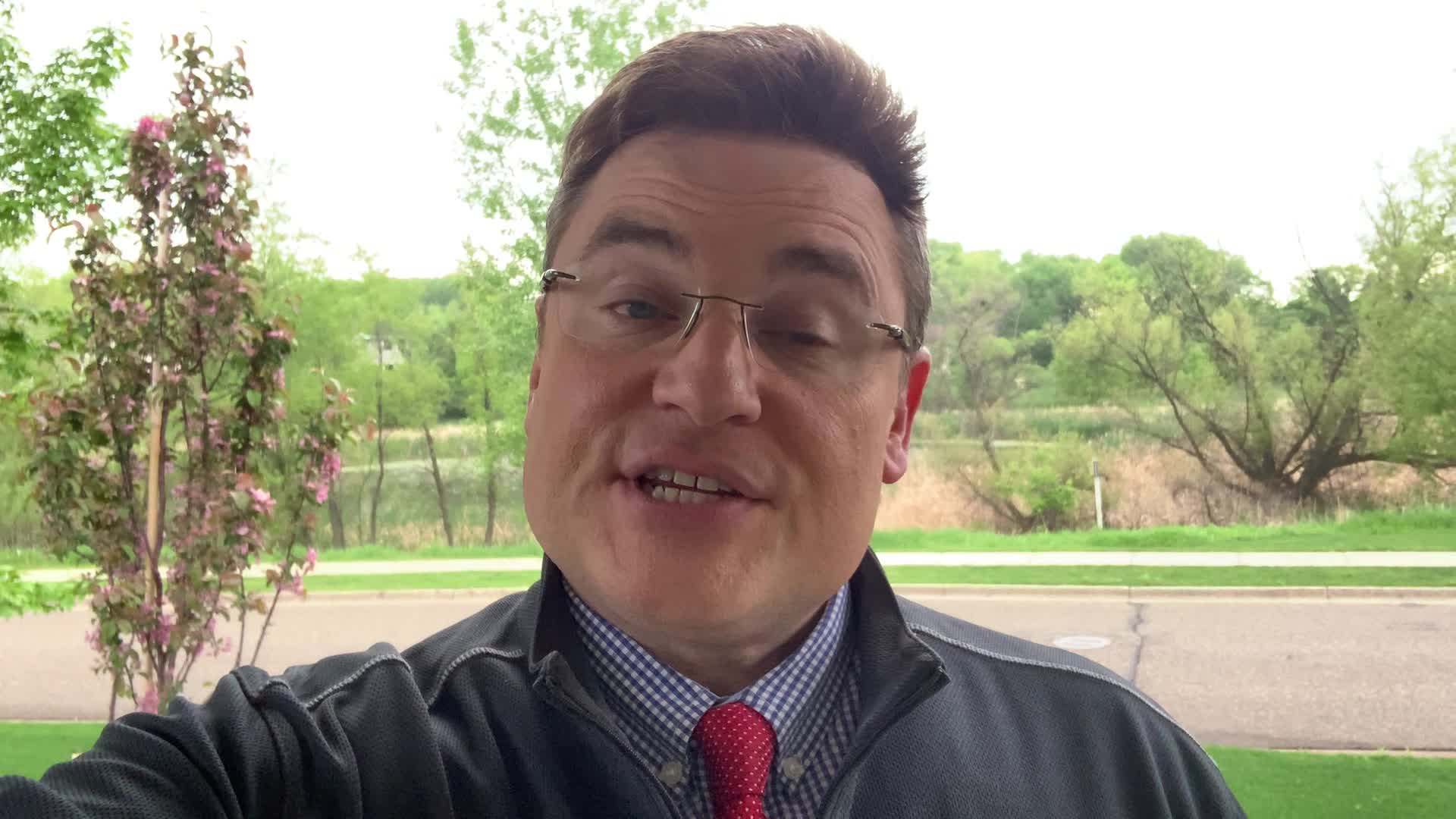 Monday's forecast: Early rain with clouds sticking around throughout the day