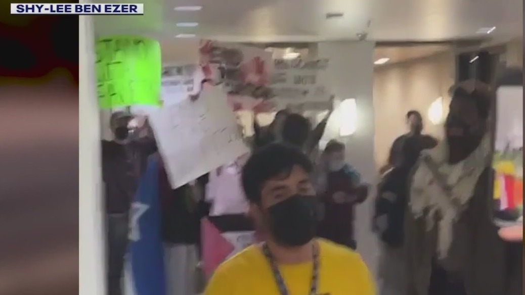 Pro-Israel and Pro-Palestine students clash during ASU student government meeting