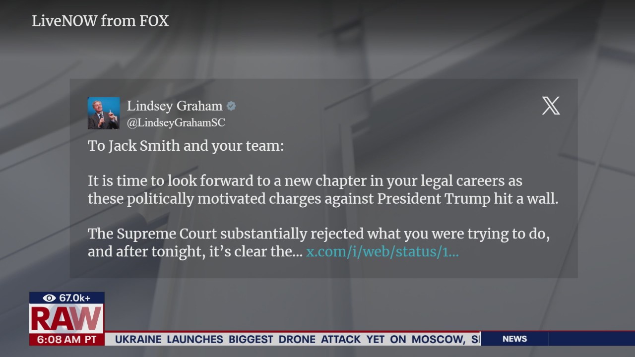 Sen. Graham (R-SC) warns special counsel Jack Smith