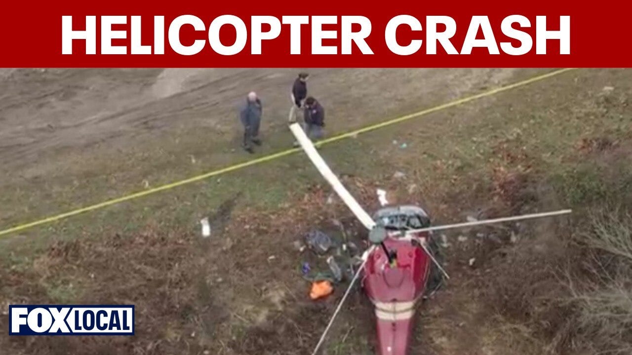 2 helicopters crash in NJ; 1 dead, 1 critically injured