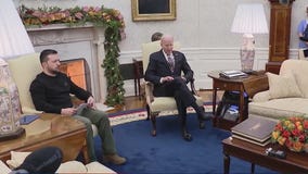 Ukrainian president asks US for more aid