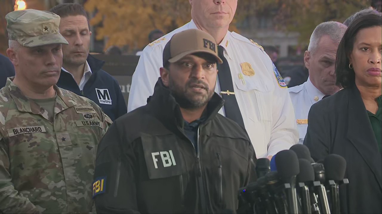 Officials give update after 2 National Guard members shot near White House