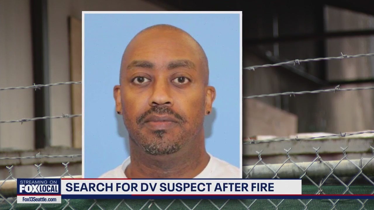 Search underway for domestic violence suspect after fire in WA | FOX 13 ...