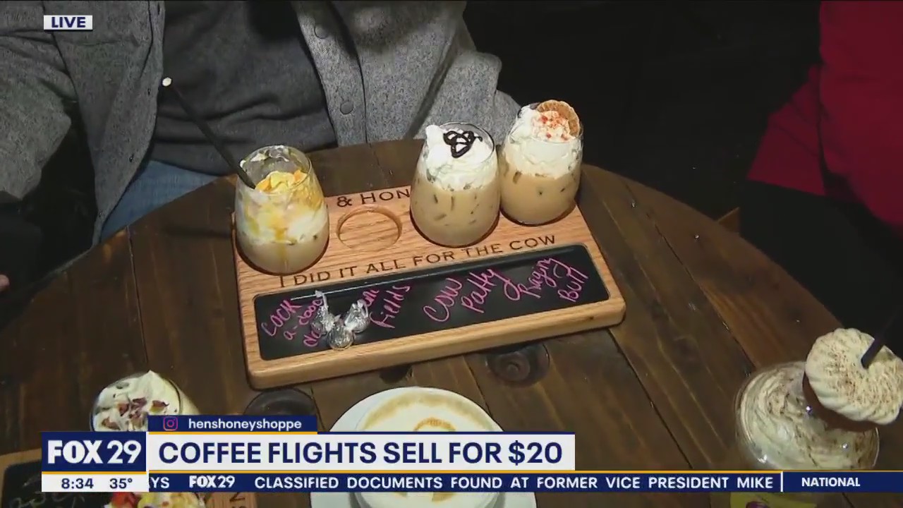 Gloucester County coffee shop serves up coffee flights for an extra kick of caffeine