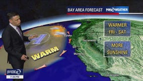 Warmer weekend forecast