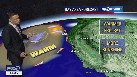 Warmer weekend forecast