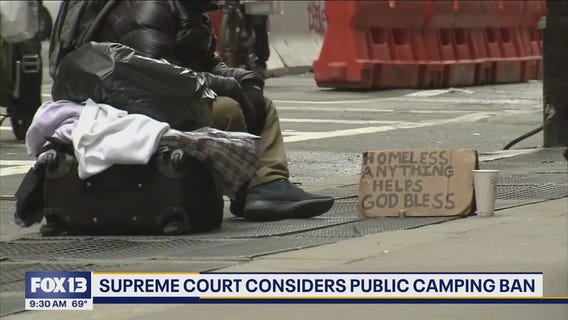 US Supreme Court considers public camping ban