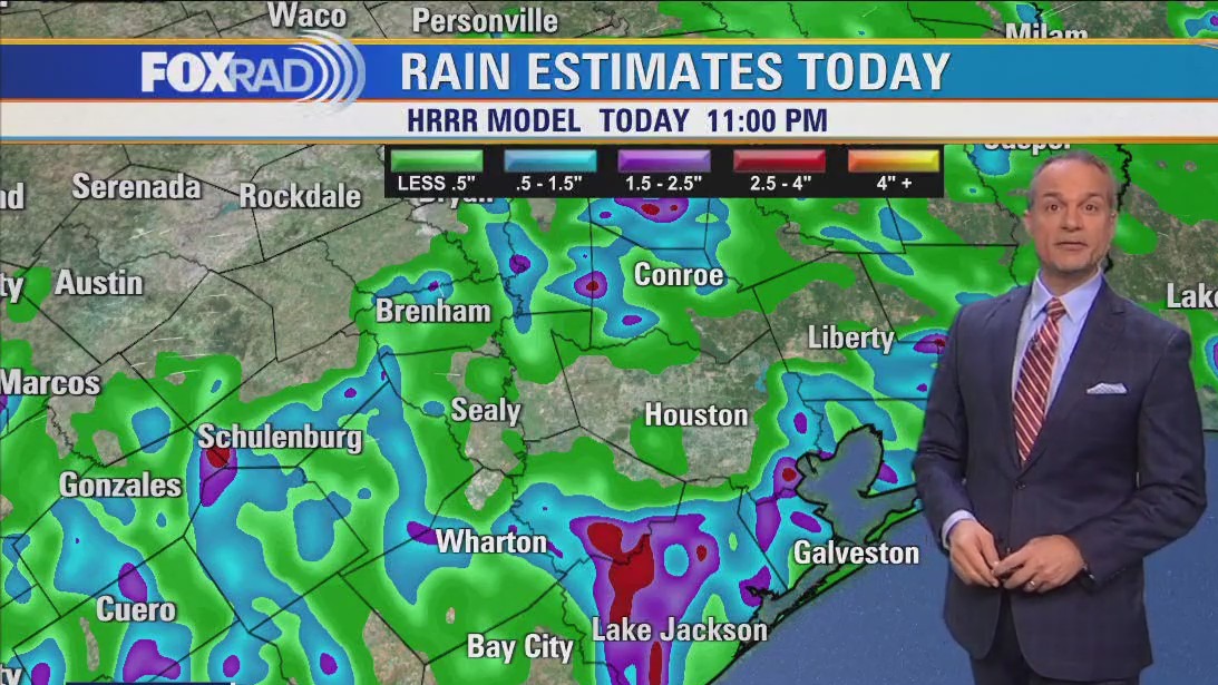 FOX 26 Monday morning weather forecast