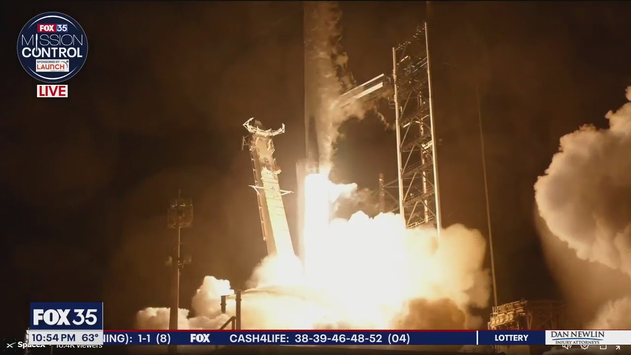 Watch again: NASA, SpaceX Crew-8 rocket launch