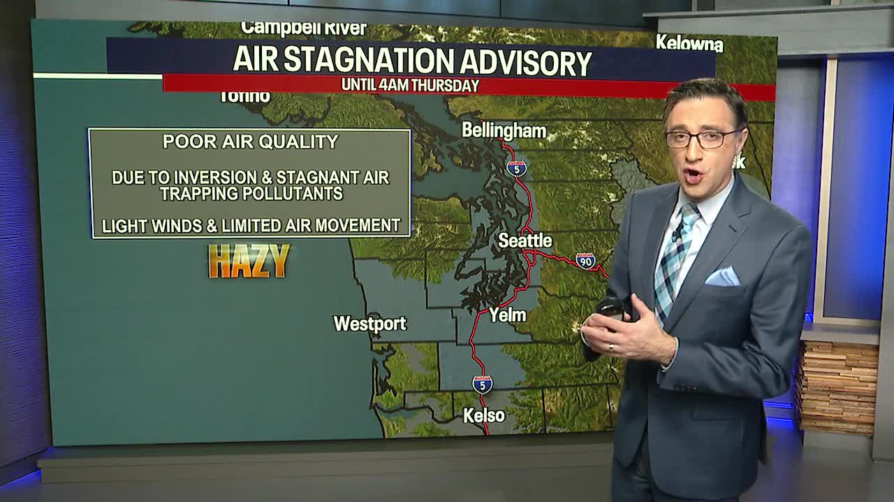 Monday to start with morning fog, clear skies in the afternoon