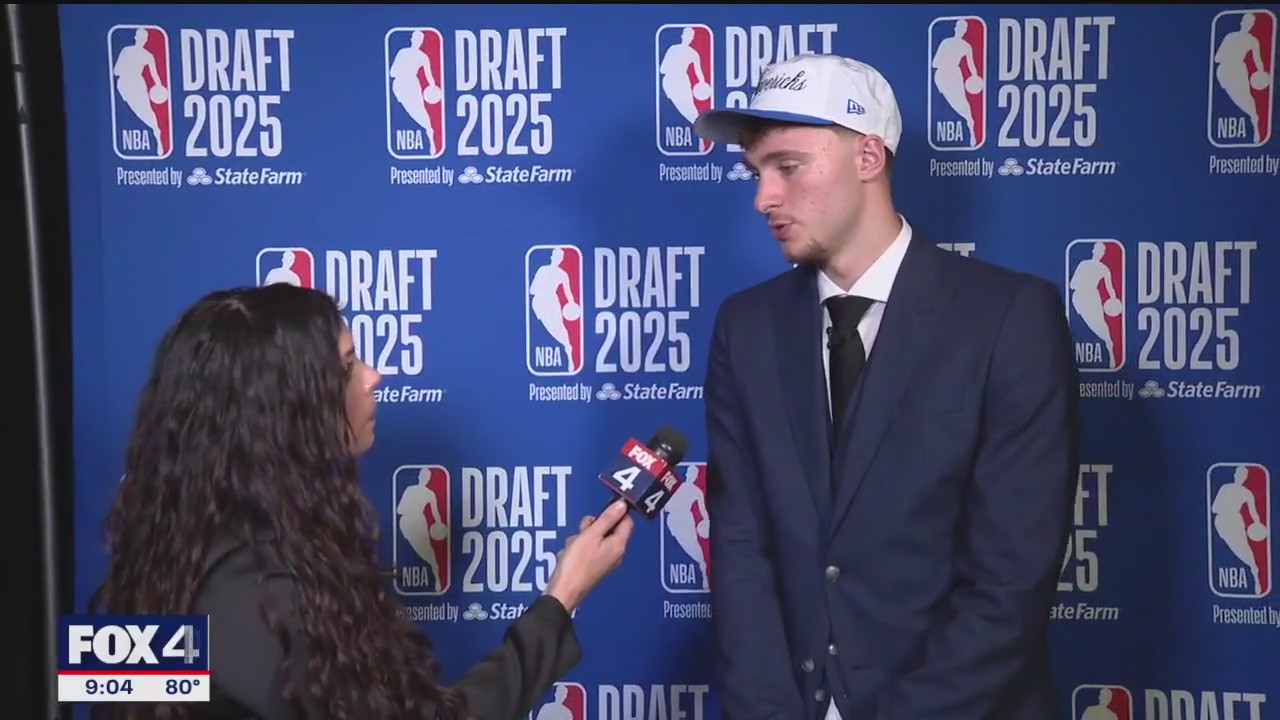 FOX 4 interview with Mavs pick Cooper Flagg