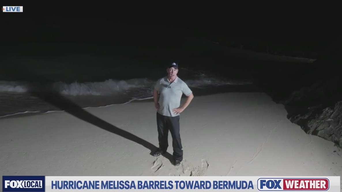 Hurricane Melissa approaches Bermuda