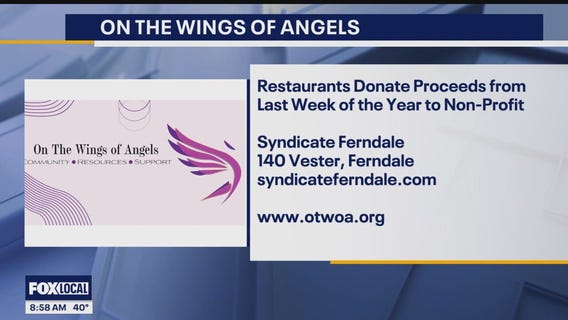 Syndicate Ferndale and local restaurants donate last week of the year proceeds to On the Wings of Angels