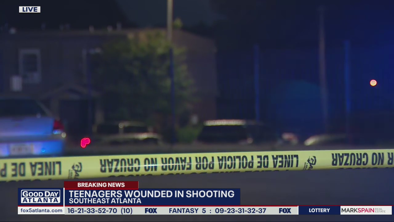 Two teenagers wounded in shooting at Atlanta apartments | FOX 5 Atlanta