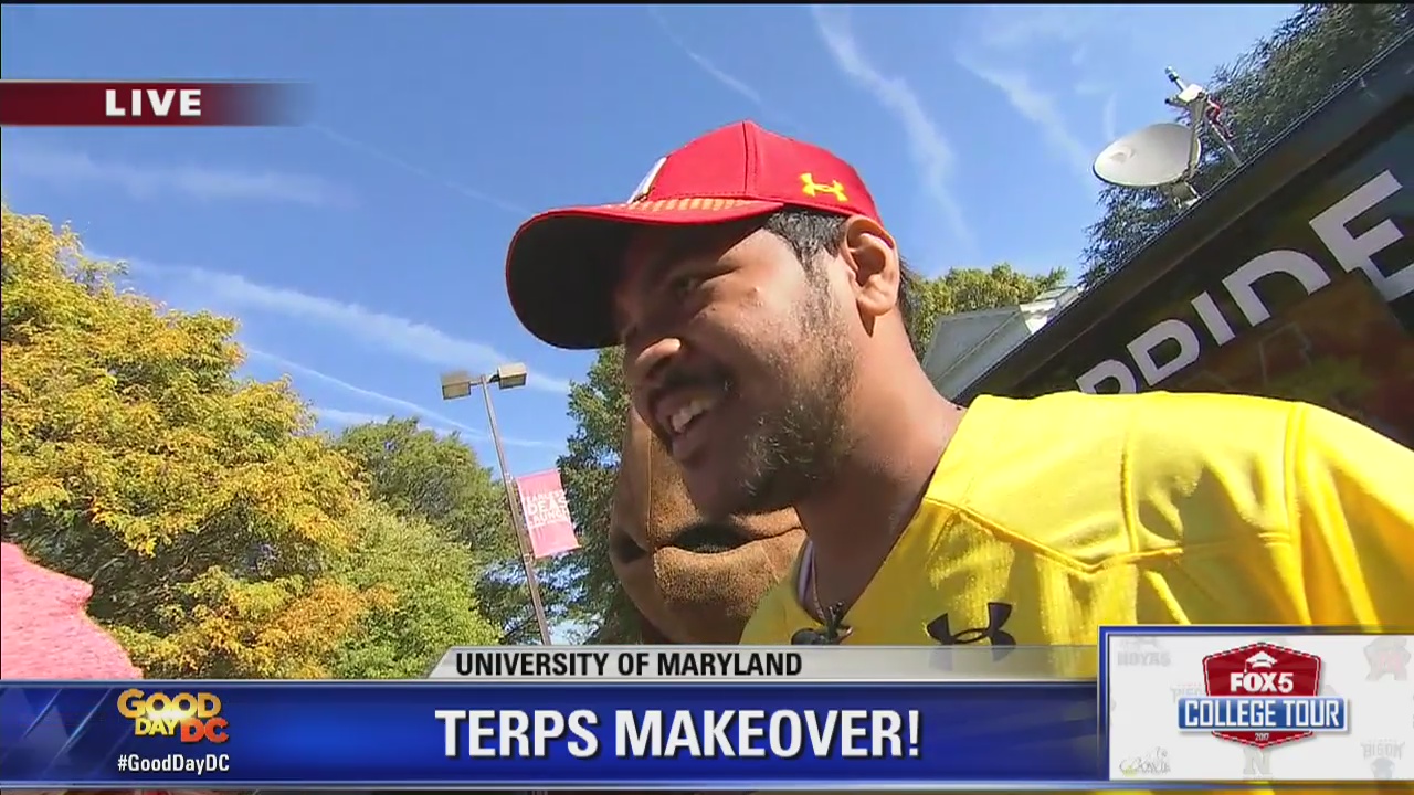 Terp Makeover Reveal | The University of Maryland | FOX 5 College Tour