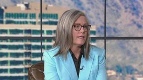 Gov. Hobbs speaks on her reelection campaign