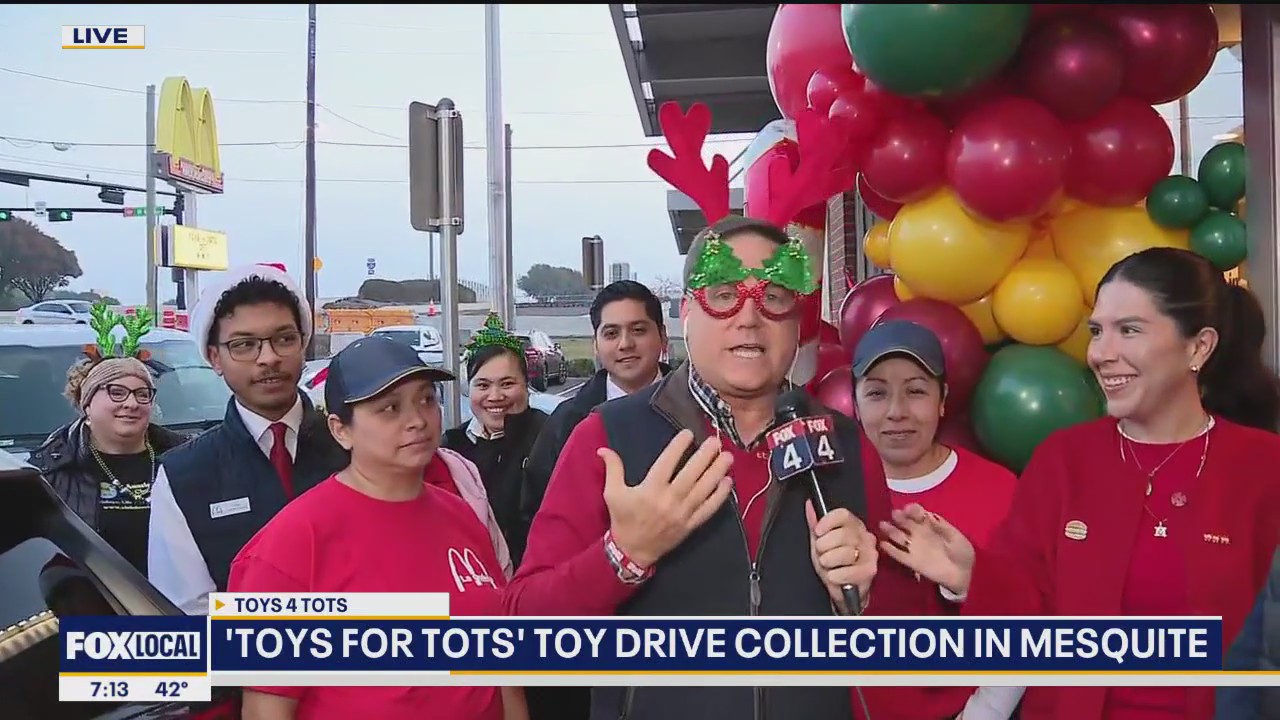 Hundreds donate toys for 'Toys for tots' drive collection in mesquite