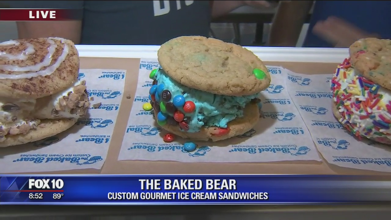 Gourmet ice cream sandwiches at The Baked Bear