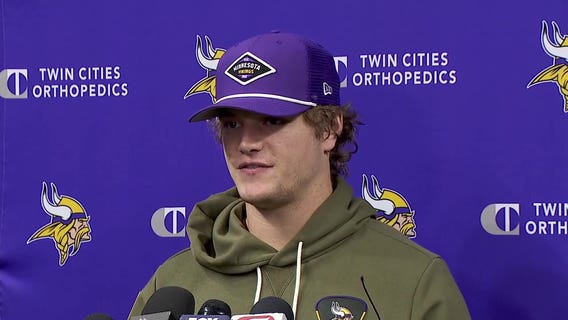 Vikings QB J.J. McCarthy says hand injury is no excuse for bad throws