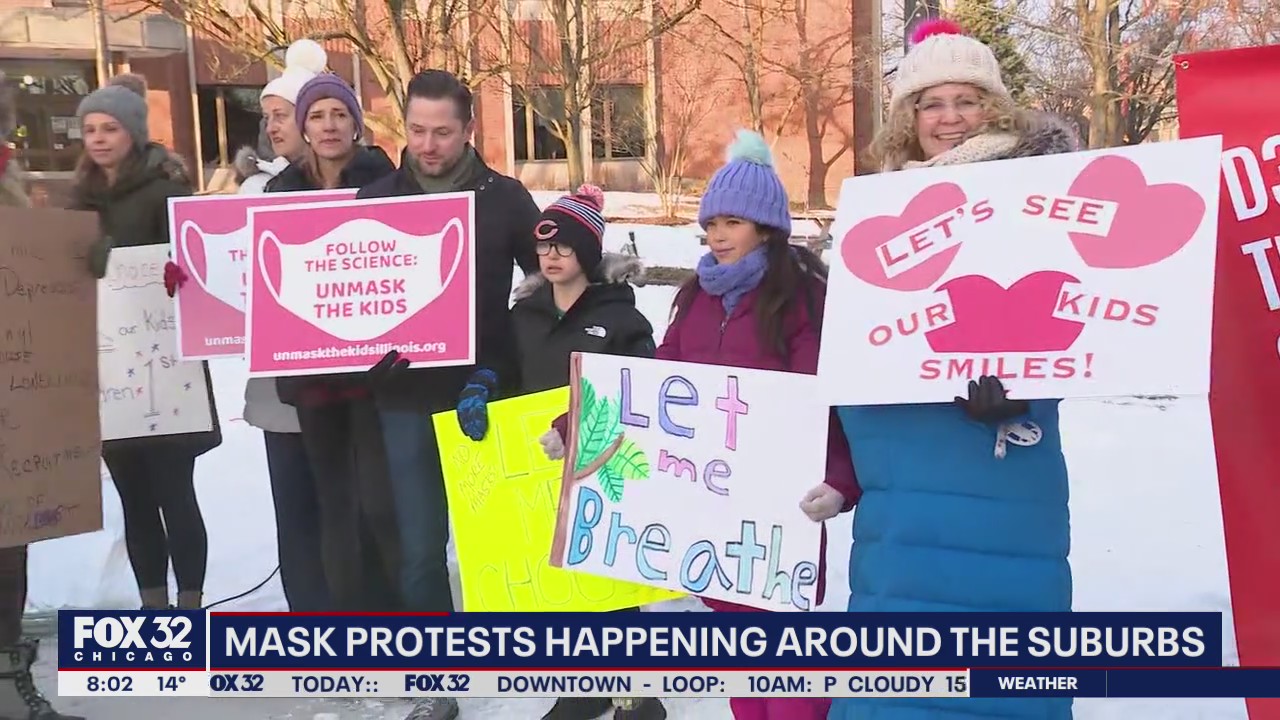 Parents, students continue to protest masks in schools across Chicago area