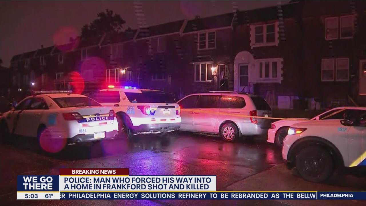 Police: Man shot and killed after forcing his way into Frankford home ...