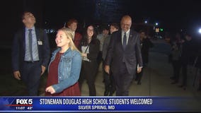 Montgomery County high school students welcome Florida school shooting survivors in inspiring visit