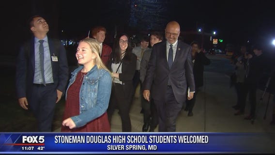 Montgomery County high school students welcome Florida school shooting survivors in inspiring visit