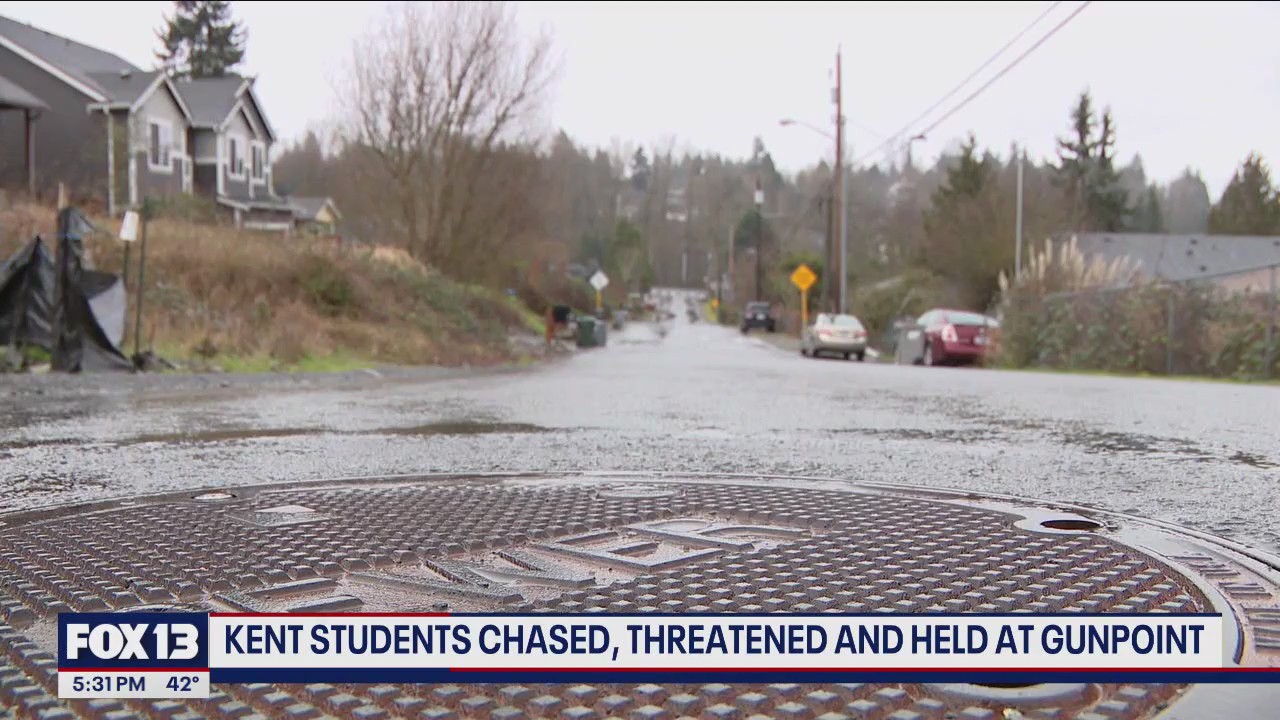 Kent students chased, threatened and held at gunpoint | FOX 13 Seattle