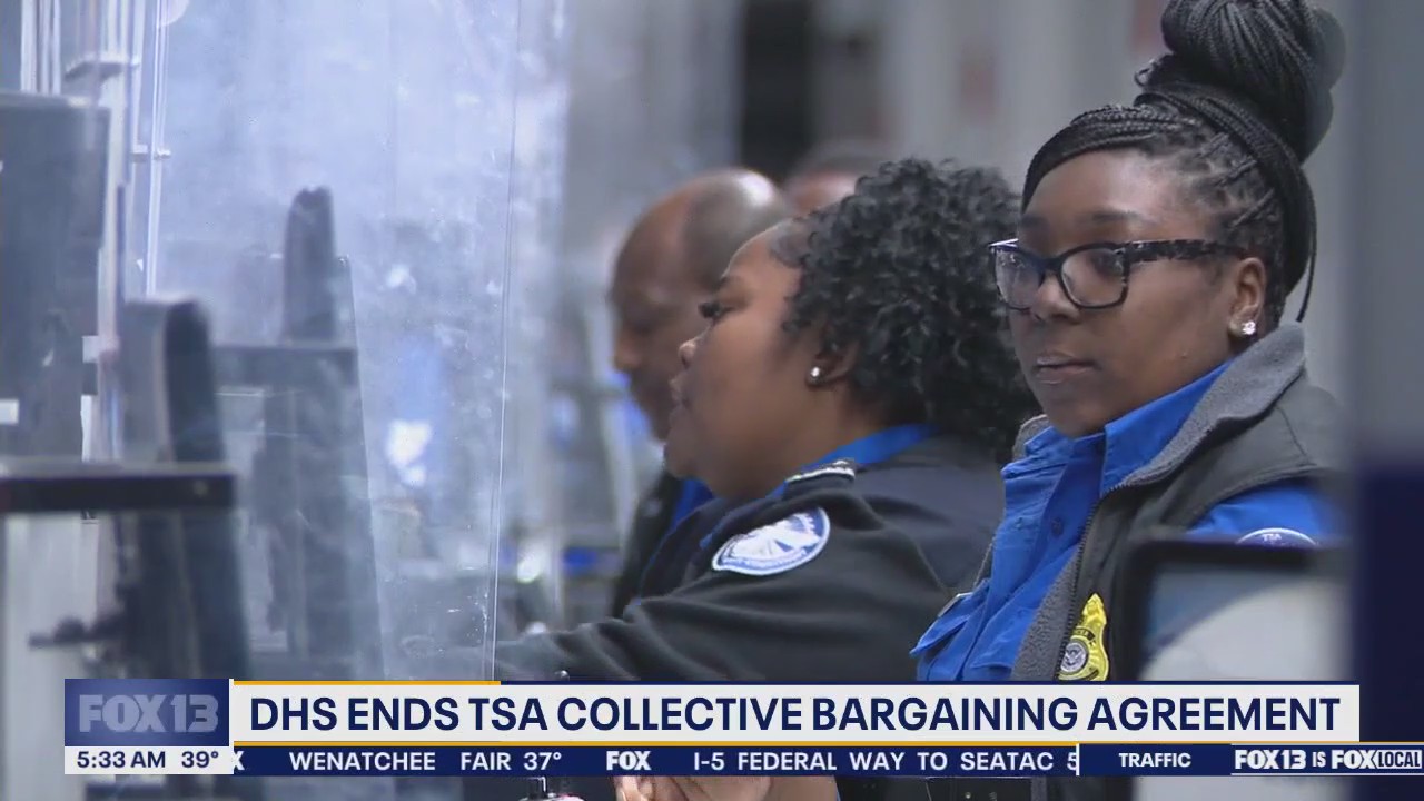DHS ends TSA collective bargaining agreement