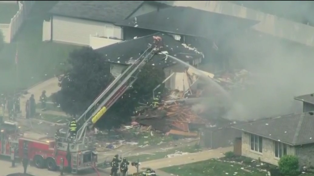 Man killed in Crestwood house explosion; home leveled, officials say