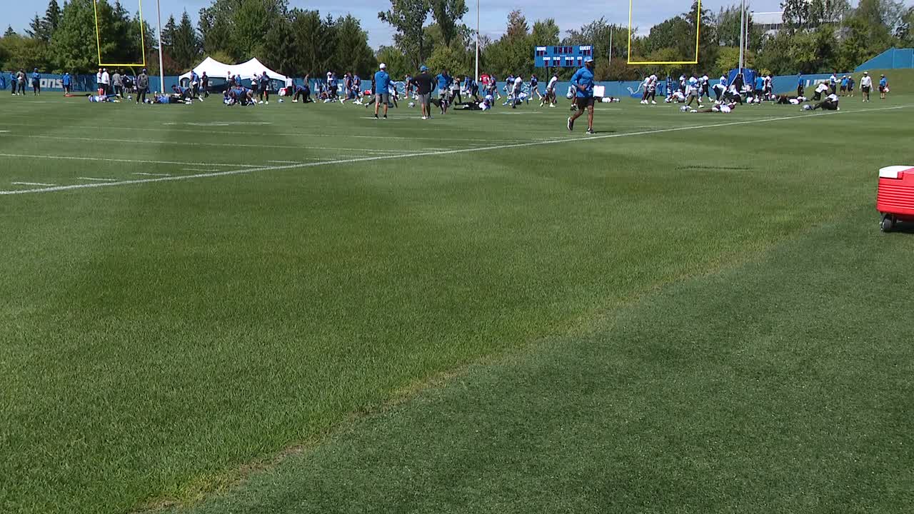 WATCH - Jennifer Hammond reports from the Lions final practice before Sunday's game against the 49ers