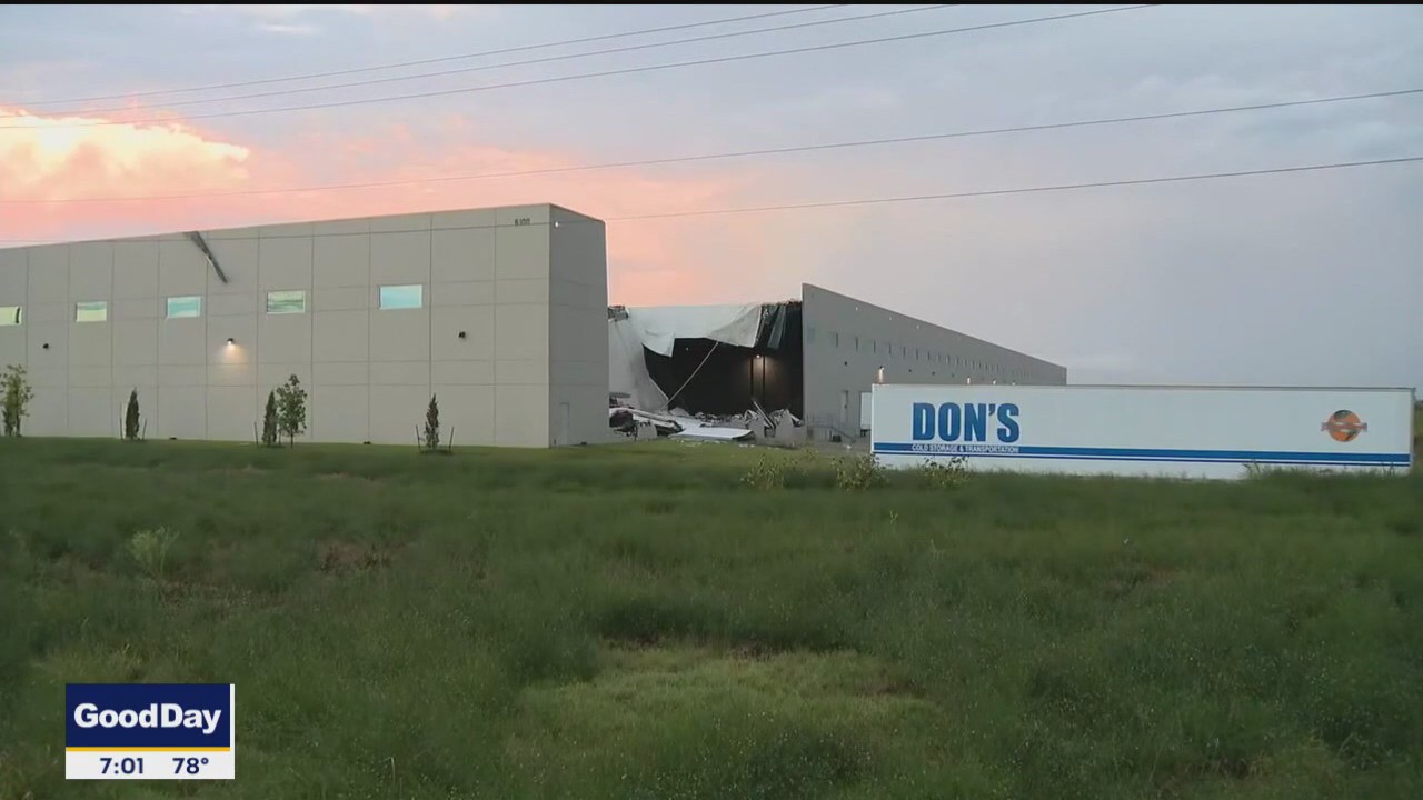 Woman dies after trapped inside flipped RV during storms