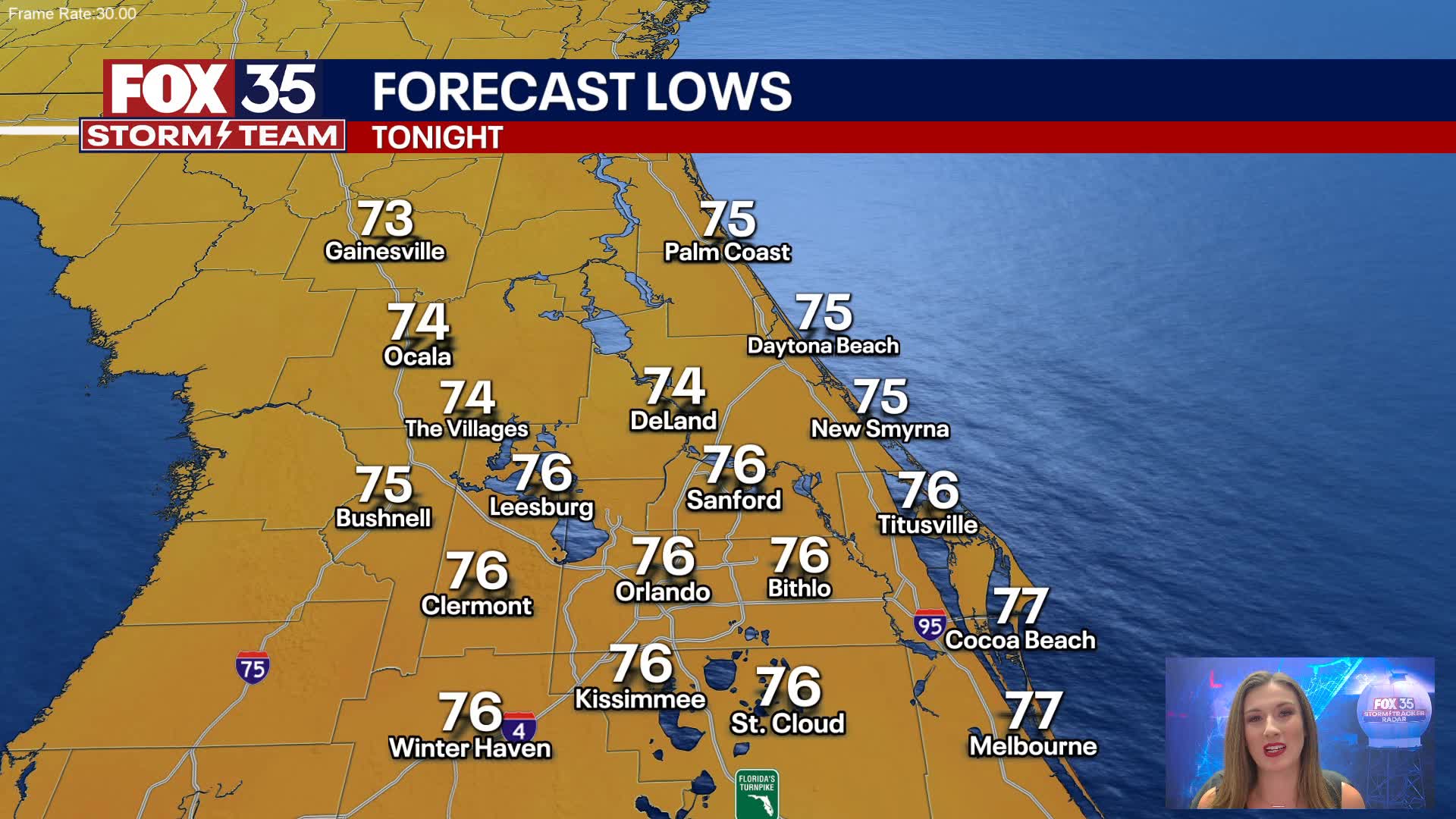 Orlando Weather Forecast PM: Nov. 6, 2024