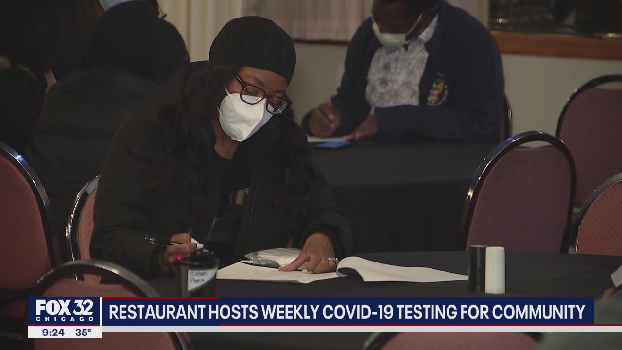 Chicago chef hosts weekly COVID testing for community