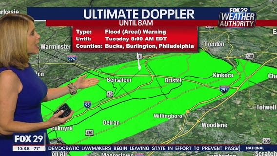 FOX 29 Weather Authority 7-day forecast 10 p.m.