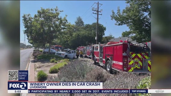 Winery owner killed in Livermore crash