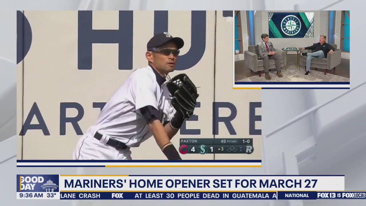 Ichiro to throw first pitch on Mariners' Opening Day