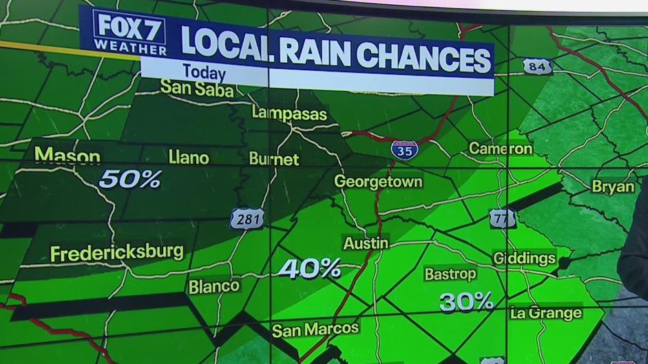 Rain possible today before triple digits hit