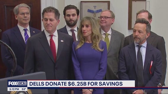 Dell's donate $6.25 billon for savings