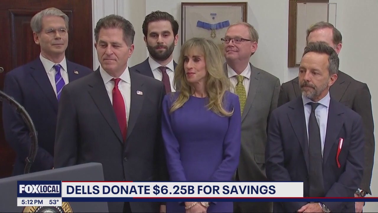 Dell's donate $6.25 billon for savings